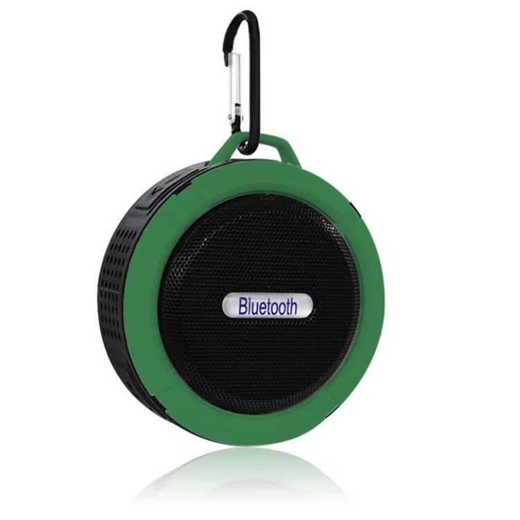 Caixa de som Bluetooth a prova d'água com ventosa grande, estéreo, mini suporte TF, subwoofer portátil
