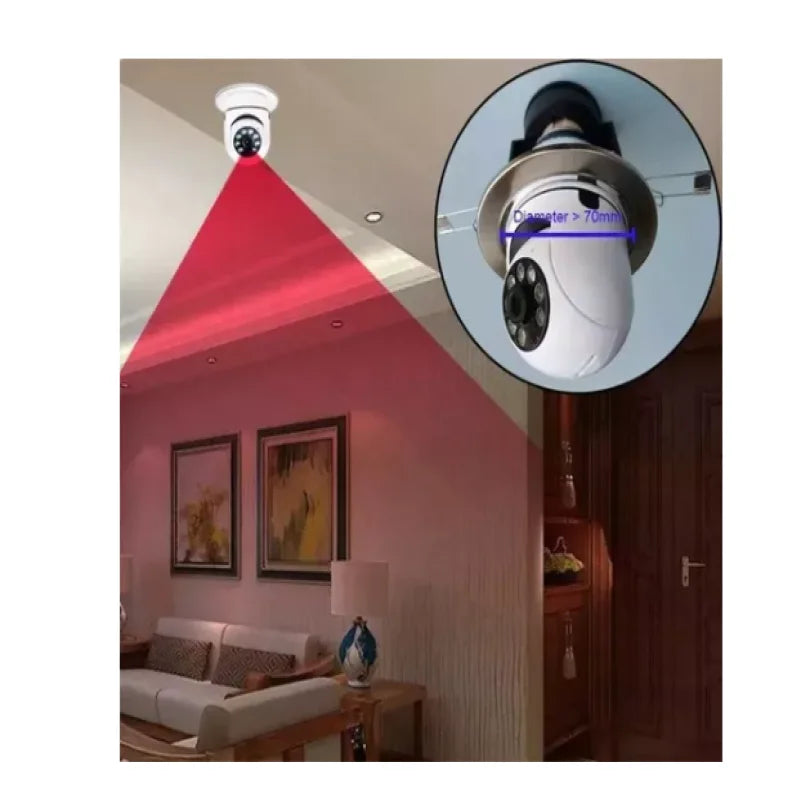 Camera Ip Giratória 360° Noturna 1080p Externa a prova Dágua