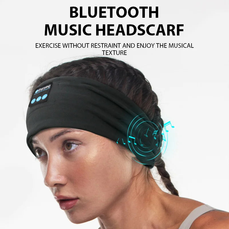 Fones de ouvido Bluetooth, faixa de cabeça elástica para dormir, fones de ouvido sem fio, máscara de dormir com música, fone de ouvido Bluetooth sem fio. LIDER-SHOPP