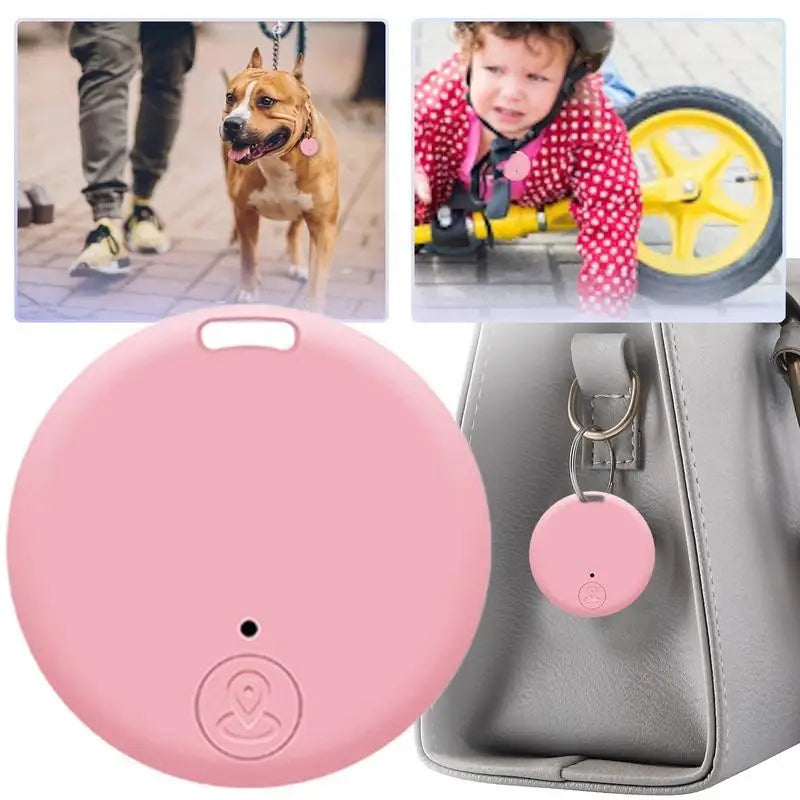 Mini Localizador GPS Anti-Perda com Alarme para Carteira, Chaveiro, Etiqueta Inteligente Compatível com Bluetooth, Rastreador para Cães, Animais de Estimação e Crianças, Localizador de Chaves LIDER-SHOPP