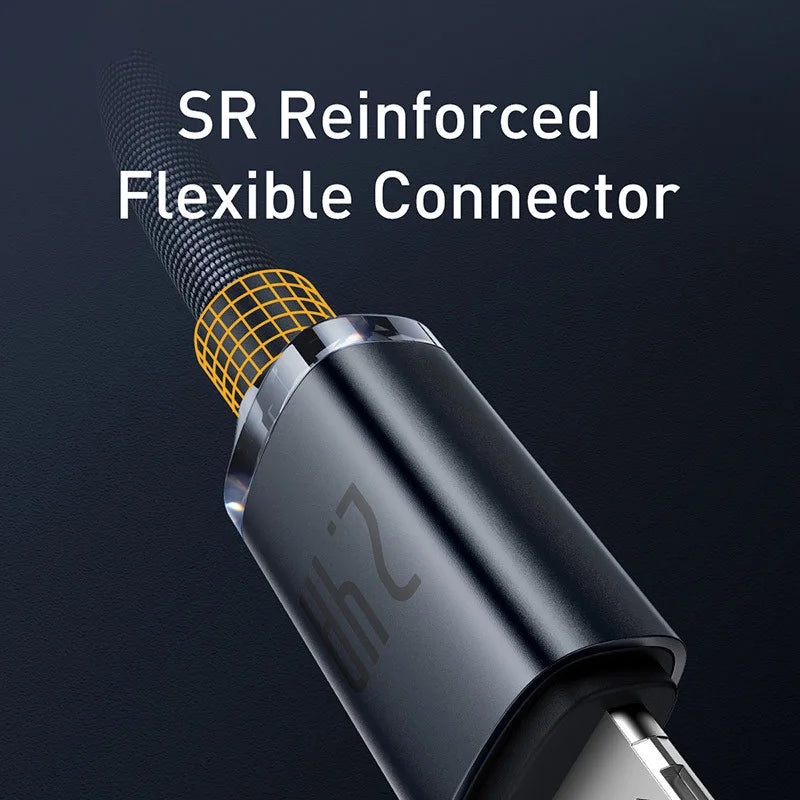 Cabo USB Baseus para iPhone 14, 13, 12 Pro Max e iPad lider-shopp