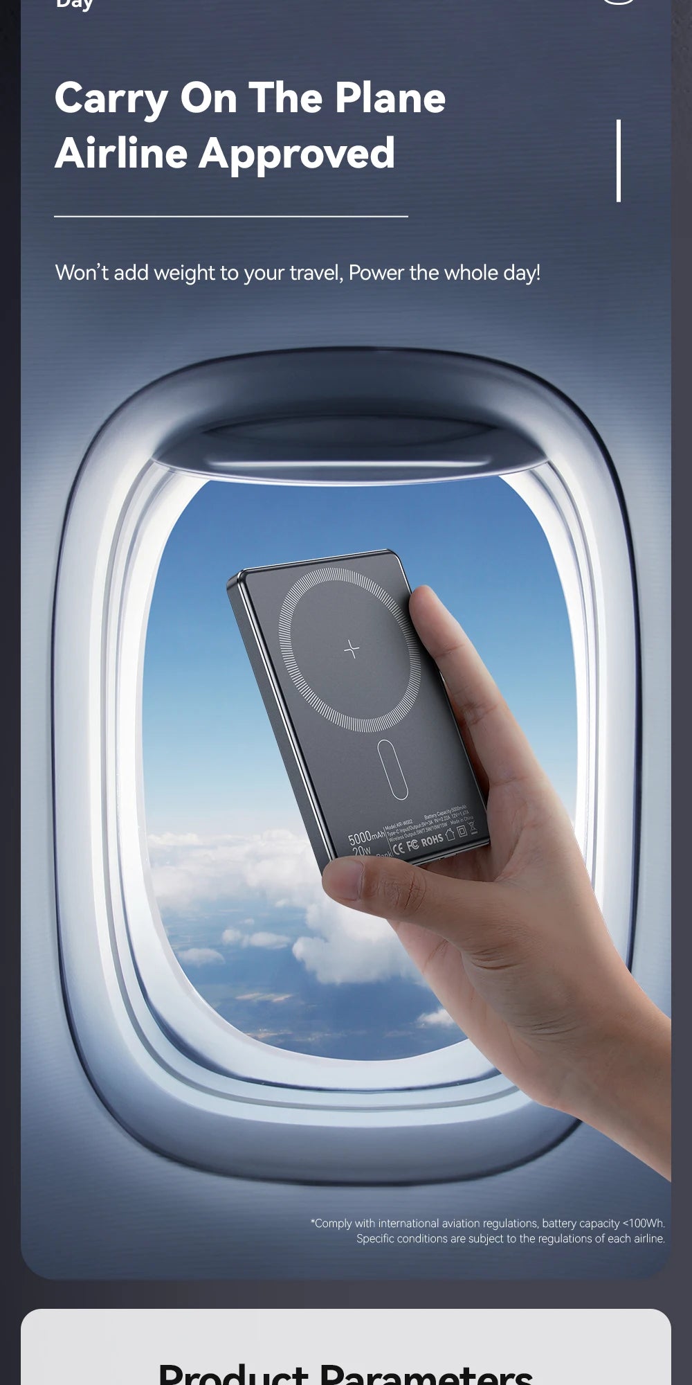 Carregador Power Bank 5000mAhde ( LIDER SHOPP) Essager Thin Power Bank 5000mAh para iPhone 15, 14, 13 Pro Max Power Bank PD 20W Carregador magnético sem fio