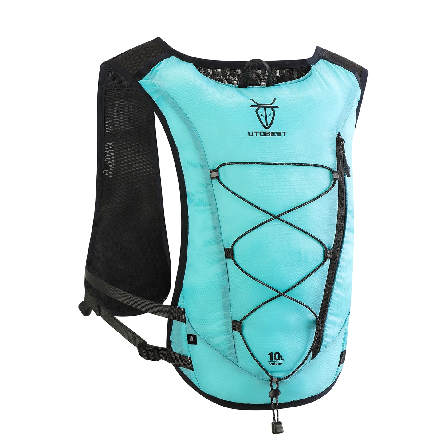 Mochila de corrida UTOBEST 10L Colete de hidratação ultraleve com bolsa de água de 2L