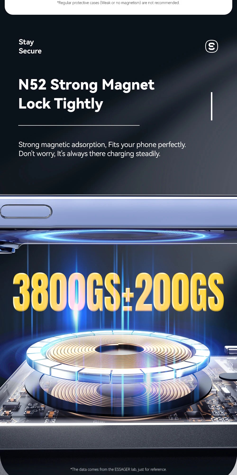 Carregador Power Bank 5000mAhde ( LIDER SHOPP) Essager Thin Power Bank 5000mAh para iPhone 15, 14, 13 Pro Max Power Bank PD 20W Carregador magnético sem fio