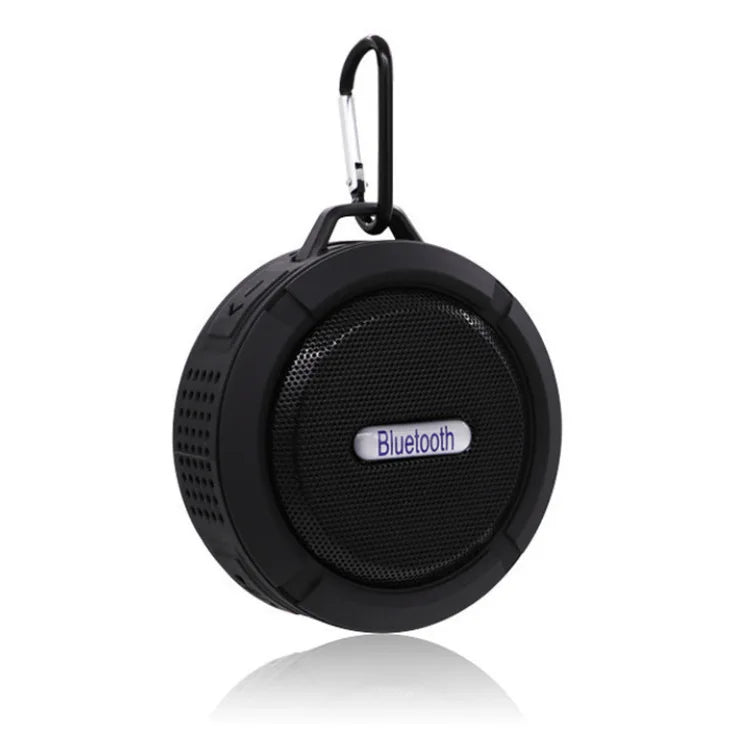 Caixa de som Bluetooth a prova d'água com ventosa grande, estéreo, mini suporte TF, subwoofer portátil
