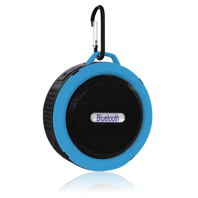 Caixa de som Bluetooth a prova d'água com ventosa grande, estéreo, mini suporte TF, subwoofer portátil