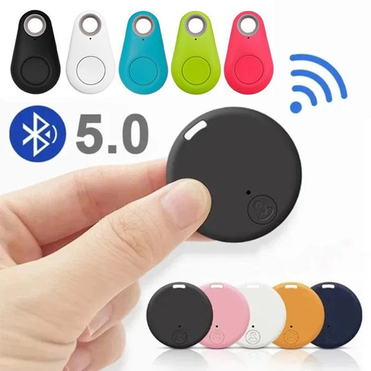 Mini Localizador GPS Anti-Perda com Alarme para Carteira, Chaveiro, Etiqueta Inteligente Compatível com Bluetooth, Rastreador para Cães, Animais de Estimação e Crianças, Localizador de Chaves LIDER-SHOPP