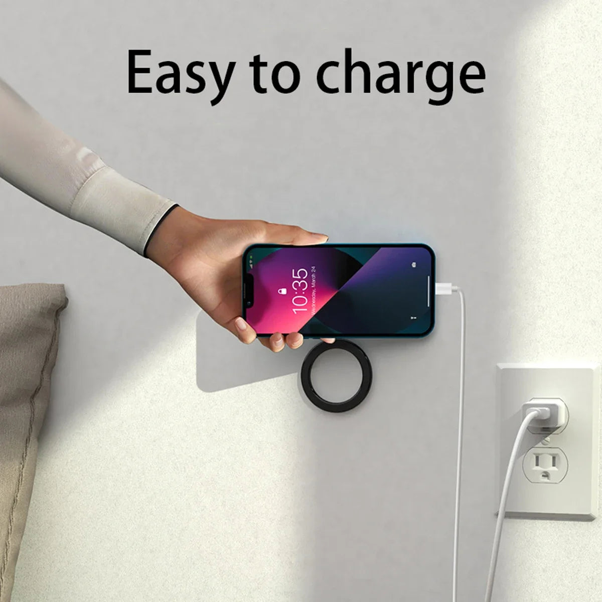 Suporte magnético de anel para iPhone 14, 13, 12, suporte magnético para carro, capa Magsafe, iPad e tablet- LIDER-SHOPP